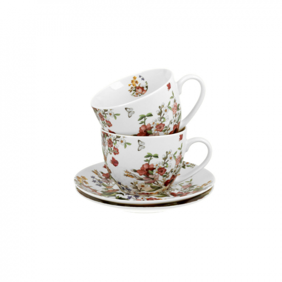Сервиз за чай/кафе Vintage Flowers White на супер цена от Neostyle.bg